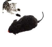 Genérico Furry Mice Cat Toy - Plush ABS 13x6x3.5cm | Wind Up Mouse Cat, Realistic Moving Mice, Fake Mouse, Cats Mices and Animals Toys | Funny Moving Pet Supplies (Random Color)