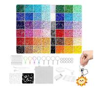 Genérico Fuse Beads Kit - Handmade Craft Set, 1-Box Pixel Art Collection For Student Tasks, Thermal Bonding Unit With Pegboards, Amusements, Ironing Mosaic Gear For Birthdays, Workshops And Education