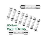 Genérico Fusible de Vidrio de acción Lenta (5 x 20 mm) de 250 V, 0,1 A, 0,2 A, 0,5 A, 1 A, 2 A, 3 A, 3,15 A, 4 A, 5 A, 6 A, 7 A, 8 A, 10 A, 12 A, 15 A, 20 A, 30 A.(T5A,B_6X30MM_100PCS)
