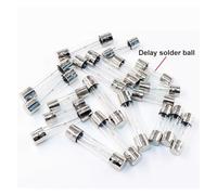 Genérico Fusible de Vidrio de acción Lenta (5 x 20 mm) de 250 V, 0,1 A, 0,2 A, 0,5 A, 1 A, 2 A, 3 A, 3,15 A, 4 A, 5 A, 6 A, 7 A, 8 A, 10 A, 12 A, 15 A, 20 A, 30 A.(T4A,C_5X20MM_100PCS)