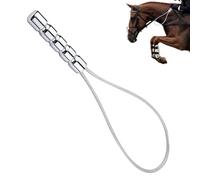 Generico Fusta ecuestre, látigo de equitación con mango, accesorio para control equino competiciones en disfraces, cosplay, espectáculos y rendimiento