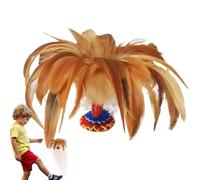 Generico Fútbol Chino Shuttlecocks, Shuttlecocks Kick, Fútbol de Locura ponderado, Deportes de Foot Divertidos para Niños Adultos, Juguetes de Fitness al aire libre