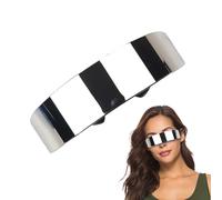 Generico Futuristas - Protección UV para hombres y mujeres | con visera Cyber AC, plateado, riferimento descrizione