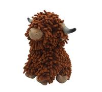 Genérico Fuzzy Ball Hand Towel - 9.84 Inches Decorative Puff for Bathroom, Kitchen with Absorbent Drying, Highland Cow Towel for Sink, Fleece PP Cotton Material, Machine Washable, Soft Home Use