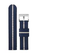 Genérico FYXT Correa de lona suave de 18 mm, 20 mm, 22 mm y 24 mm, compatible con correa de nailon solar n.° 5, correa de lona de doble capa.(Color 06 SK,22mm)