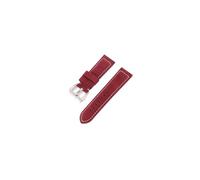 Genérico FYXT Correa de reloj de cuero 20-26 mm hombre Correa de reloj sustituta UTHAI Z70(Matte red,24mm)