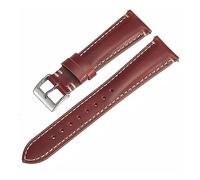 Genérico FYXT Leather Watch Band Vintage Side Stitch Strap Italian Leather Watch Straps