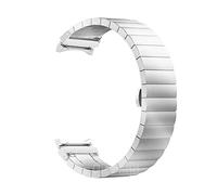 Genérico FYXT Sin trampas Strap Strap Compatible With Samsung Galaxy Watch 4 Classic 46mm 42mm 44mm 40mm brazalete de acero inoxidable reloj 4 accesorios de correa(Silver,Watch 4 calssic 46mm)