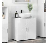 Genérico Gabinete de Baño con Almacenamiento Brillante 61 x 35 x 64 cm,Mobiliario,Armarios y Almacenamiento,Tocadores,Tocadores de baño-883288