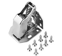 Generico Gabinete Hinge - 4inch Steel Hinges for Cabinet Doors | Furniture Hinges with Screws | Concealed Cabinets Door Hinge Furniture Accessories for Câbinet, Wardrobe, Storage Câbinet