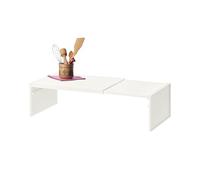 Genérico Gabinete Shelf Expandable, espacio-ahorro de espacio Stackable en capas Shelf, no deslizante, ligero, accesorios de almacenamiento para pantry Cupboard, máxima durabilidad