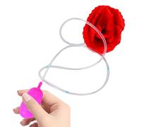 Genérico Gadget Rose Qui Espárragos - Flor rosa realista para relleno, de relleno y engaño realista para Halloween, vacaciones, eventos casuales y