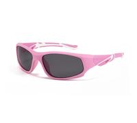 Genérico Gafas Ciclismo para Niños, Gafas de Sol Polarizadas Montura TR90 Protección UV400 (rosa)
