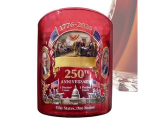 Generico Gafas de antiguas - 150 ml de material de | Vintage Patriotic Long Lasting Whiskey Cup And Bourbon Liquor | For Women Family Lovers Cocktails Birthdays Home Shop And Kitchen