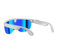 Generico Gafas de Ciclismo - Gafas con Cámara para Ciclismo De Alta Sensibilidad Y Activación Táctil - Vídeos Inteligentes para con Traducción a través de Inteligencia Artificial y Activa, turquesa