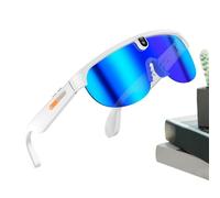 Genérico Gafas De Ciclismo - Smartglasses Para Bicicleta Con Traducción IA Y Alta Definición | Gafas Inteligentes Para Deportes,Regalo Para Adolescentes Chica Chico Mujer Y Familia