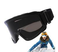 Genérico Gafas De Esquí - Gafas De Deportes De Nieve, A Prueba De Viento | Esquí Profesional Para Hombres Y Mujeres, Doble Lente Anti-niebla, Protección UV Contra La Nieve, Trabajo Profesional