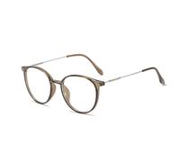 Genérico Gafas De Lectura Anti Luz Azul Gafas Para Ordenador Transparentes Para Hombres Y Mujeres Gafas Para Lectura Anti Fatiga De Ojos Mejorar El Sueño Marco Ultraligero(Marrón,3.5)