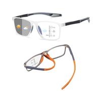 Genérico Gafas de lectura deportiva para mujeres y hombres, ultraligeras anteojos de lectura gafas anti luz azul(Transparent,2.5x)
