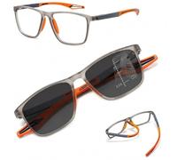 Genérico Gafas De Lectura Deportiva para Mujeres Y Hombres Ultraligeras, Gafas De Presbicia Multifocales Progresivas Fotocromáticas Ultraligera Y Cómodas Contra La Luz Azul