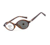 Genérico Gafas De Lectura Para Mujeres Los Lectores Anti UV Oval Retro Lentes De Lectura 1.0 2.0 1.5 2.5 3.5 Gafas Presbicia Fotocromáticas Decoración Gafas De Ordenador Bisagras Flex(3)