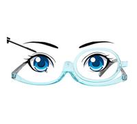 Genérico Gafas de Maquillaje, lectura de maquillaje para mujeres con bisagra de resorte, Lectores De Cosméticos Abatibles Con Lupa 1.0x 1.5x 2.0x 2.5x 3.0x 3.5x 4.0x(Blue leopard print,1.5x)