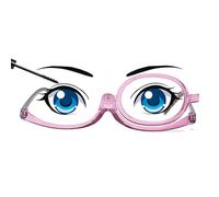 Genérico Gafas de Maquillaje, lectura de maquillaje para mujeres con bisagra de resorte, Lectores De Cosméticos Abatibles Con Lupa 1.0x 1.5x 2.0x 2.5x 3.0x 3.5x 4.0x(Purple leopard print,2.0x)