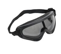 Genérico Gafas de motociclista a prueba de con montura flexible, lentes de transparentes, gafas de para montar para hombres y mujeres, gafas protectoras con lentes de unisex