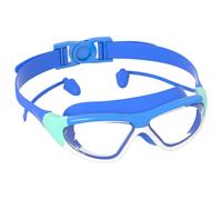 Generico Gafas de natación para niños | Gafas de natación para niños con tapones para los oídos - Antivaho Waterproof Confort-fit UV-proof Large Frame Non-slip Leak-proof for 2-14 Years Old Boy Indoor