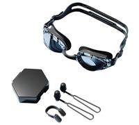 Genérico Gafas De Natación - Set Adulto de Pinza Nasal Tapones Auditivos y Accesorios,Visión Amplia Ajustable Estuche para Mujer Piscina Playa Gimnasio Centro Fitness Buceo Mar