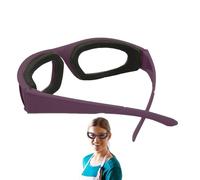 Generico Gafas de para mujer - Protección de ojos de corte y lagrimeo | Gafas de seguridad de laboratorio, antivaho y resistentes, se pueden llevar sobre gafas de vista