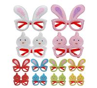 Generico Gafas de Pascua, 12 piezas de animales, gafas con orejas de conejo de Pascua, para , vacaciones, día de los niños, fotos, cosplay, escenario, mujeres, hombres, adultos, niños
