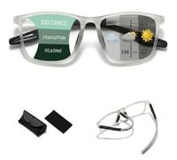 Genérico Gafas de Presbicia, Progresivos Anti Luz Azul para Computadora | Gafas de Presbicia, Lentes Progresivos, Filtro Luz Azul, Multifocales Unisex, Montura TR90