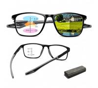 Genérico Gafas de Progresivas Fotocromáticos Progresivos Multifocales para Hombre y Mujer, Gafas para Leer con Filtro de Luz Azul & Protección UV, Montura TR90 Ligera con Bisagras de Resorte