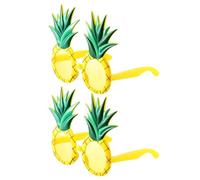 Generico Gafas De Sol Con Forma De Piña - Gafas De Fiesta En Pareja | Gafas Originales Con Forma De Piña Hawaii Para Adultos, Niños Y Accesorios Fotográficos