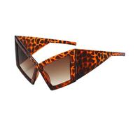 Genérico Gafas De Sol De Gran Tamaño - Gafas De Con Forma De De Gato, Sombras Livianas Con Protección UV, Elegantes Y Llamativas Para Mujeres Bailarinas Fotógrafas Accesorios De Viaje | Disfraz