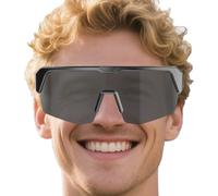 Generico Gafas de sol deportivas | ABS/PC Smart UV Protection 44 g | Outdoor Cycling Hiking Running Stereo Music 4-5H Talk & Play | One-Button Call Answering Voice Navigation | Black & Gold