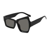 Genérico Gafas de sol divertidas, gafas de sol que crían cejas, gafas irregulares de gafas cuadradas de gran tamaño para ciclismo de conducción de, accesorios de fotomatón