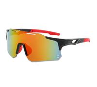 Generico Gafas De Sol Fotocromáticas - UV400 Con Montura Para PC, Gafas Con Coloración De Luz Adaptativa, Reducción De Resplandor, Deportes Para Claridad De Visión | Guía Sobre, rojo morado