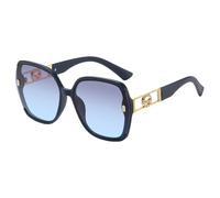 Generico Gafas de sol mujer - Gafas con protección UV - de sol vintage - Para trayecto diario vacaciones deportes al aire libre compras conducción senderismo camping golf tenis fotografía viajes, azul
