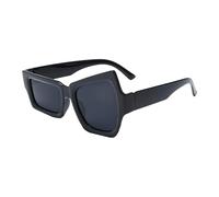 Genérico Gafas De Sol Mujeres, Gafas De Playa De Fantasía, Gafas De Sol Moda Para Mujeres Y Hombres Al Aire Libre Conducción Ciclismo Bronceado, Película Gris Marco Negro, Se référer au descriptif