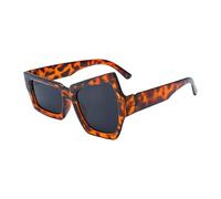 Generico Gafas de sol para mujer, modelos estilísticos de forma irregular, gafas de sol UV para mujer, para playa, natación, ciclismo y actividades al aire libre, Pieza Gris Enmarcada Con Impresión