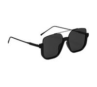 Generico Gafas de sol para mujer, modelos vintage de verano a la - Montura grande estilo retro para conducción, viaje y vacaciones, Negro , riferimento alla descrizione