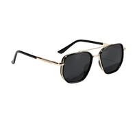 Genérico Gafas de Sol Polarizadas Cuadradas - Antirreflejos para Exteriores,Gafas de Sol Cuadradas con Doble Puente | Para Conducir Pescar Ciclismo Golf Unisex Para Mujeres y Hombres