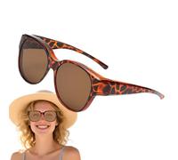 Generico Gafas de sol polarizadas para hombre, gafas de sol antirreflejos | de polarizadas UV400, para hombre y mujer, pesca, golf, correr, ciclismo, playa, senderismo, río, lago, calle pista, Tortuga