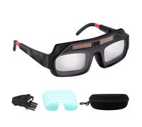 Genérico Gafas de Soldadura - Comodidad Todo el Día con Estuche de Transporte Incluido - Gafas De Seguridad Para Soldadores,para Mecánicos, Profesionales, Técnicos, Taller y Sitio de