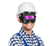 Genérico Gafas De Soldadura Para Hombre - Lente De Soldadurra Con Protección Envolvente De Sombra Ancha Para PC | Gafas Cómodas, Gaffas De Soldadura Para Entusiastas Profesionales Principiantes