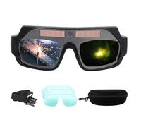 Generico Gafas De Soldadura Para Hombres | Oscureza Auto Antioscurecimiento Antideslumbrante Antideslizante | Gafas De Protección Ocular Para Soldadores | Para Profesionales Obreros, Taller Y
