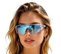 Generico Gafas deportivas UV400 Photocromic Polarized SafetyGlasses | -Resistant PC Lens Sunglasses - Outdoor Sports Work Eye Protection Wear, , riferimento alla descrizione