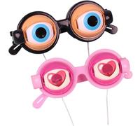 Genérico Gafas Divertidas Con Acción De Parpadeo Manual, Gafas Guiñadoras Para Actuaciones, Fiestas Y Fotos (F*5)